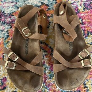 Birkenstock Kumba Oiled Leather Cognac